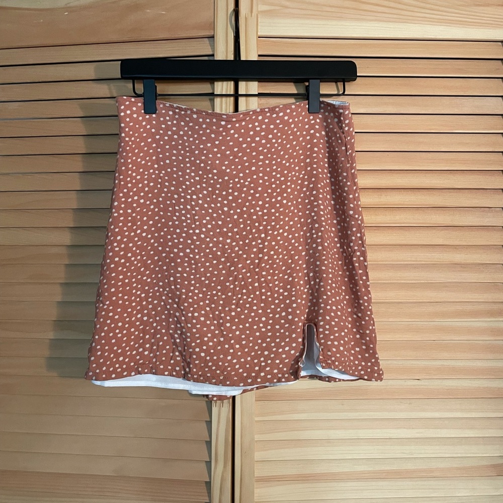 Polka Dot Mini Skirt